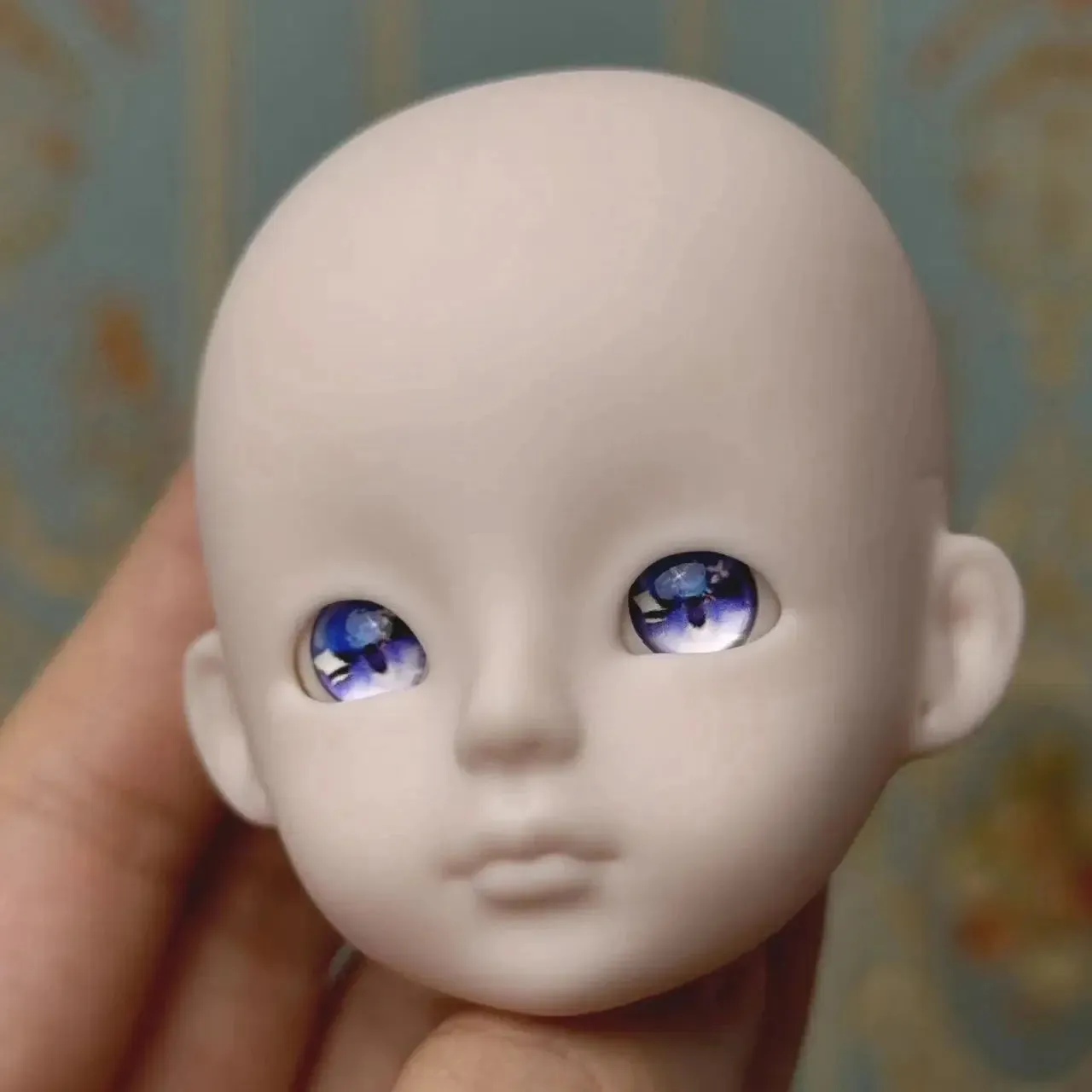 New Cute 30cm Doll Head 1/6 BJD Doll DIY Practice Makeup Whole Doll | Toy Gift for Children and Girls | Open Head Can Change Eyes