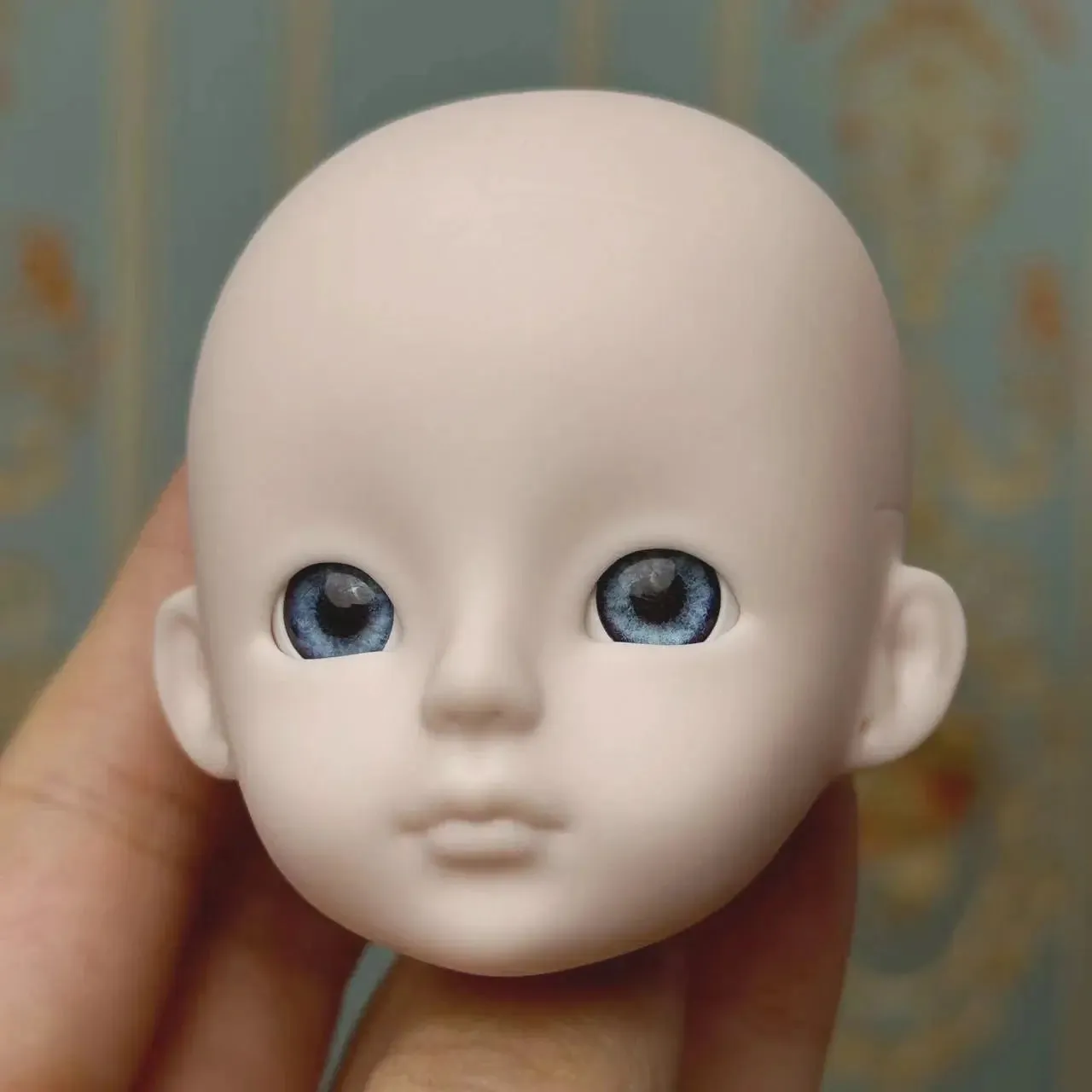 New Cute 30cm Doll Head 1/6 BJD Doll DIY Practice Makeup Whole Doll | Toy Gift for Children and Girls | Open Head Can Change Eyes