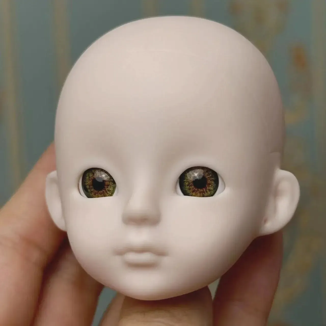 New Cute 30cm Doll Head 1/6 BJD Doll DIY Practice Makeup Whole Doll | Toy Gift for Children and Girls | Open Head Can Change Eyes