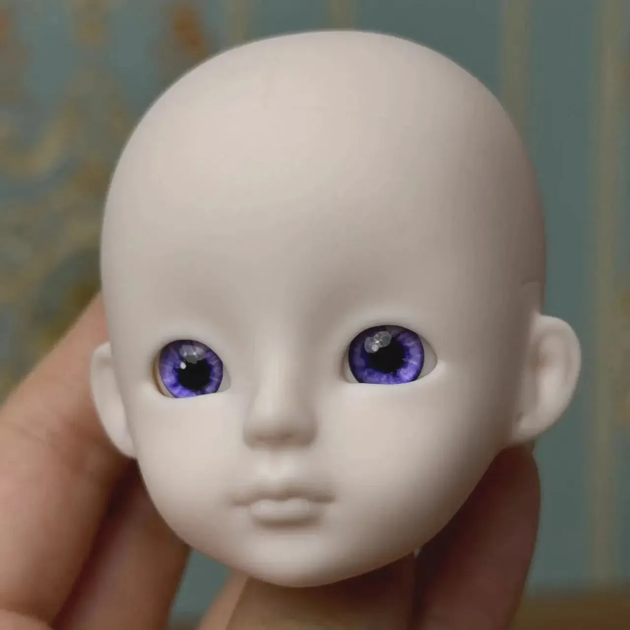 New Cute 30cm Doll Head 1/6 BJD Doll DIY Practice Makeup Whole Doll | Toy Gift for Children and Girls | Open Head Can Change Eyes