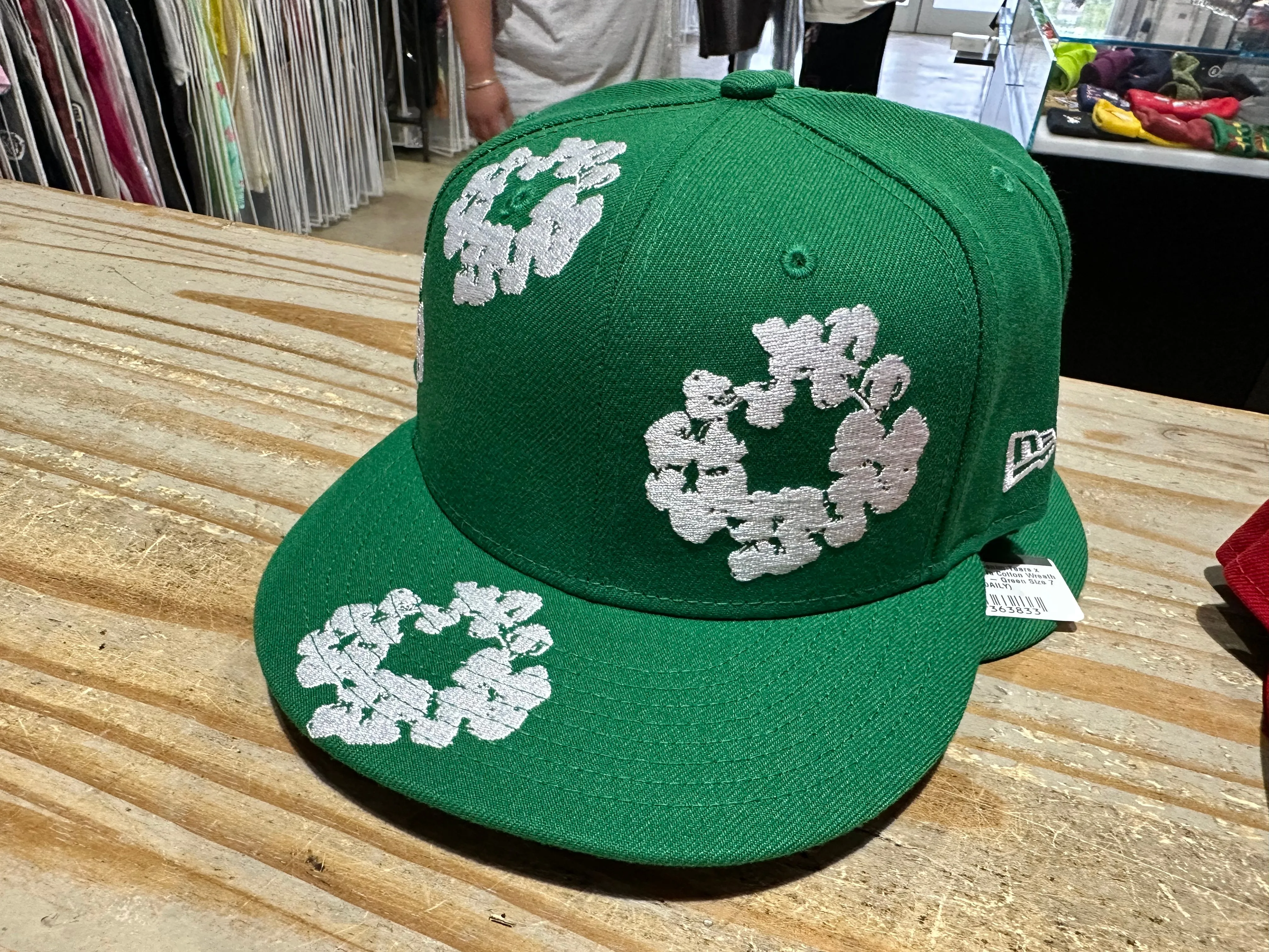 NEW Denim Tears x New Era Cotton Wreath Fitted - Green