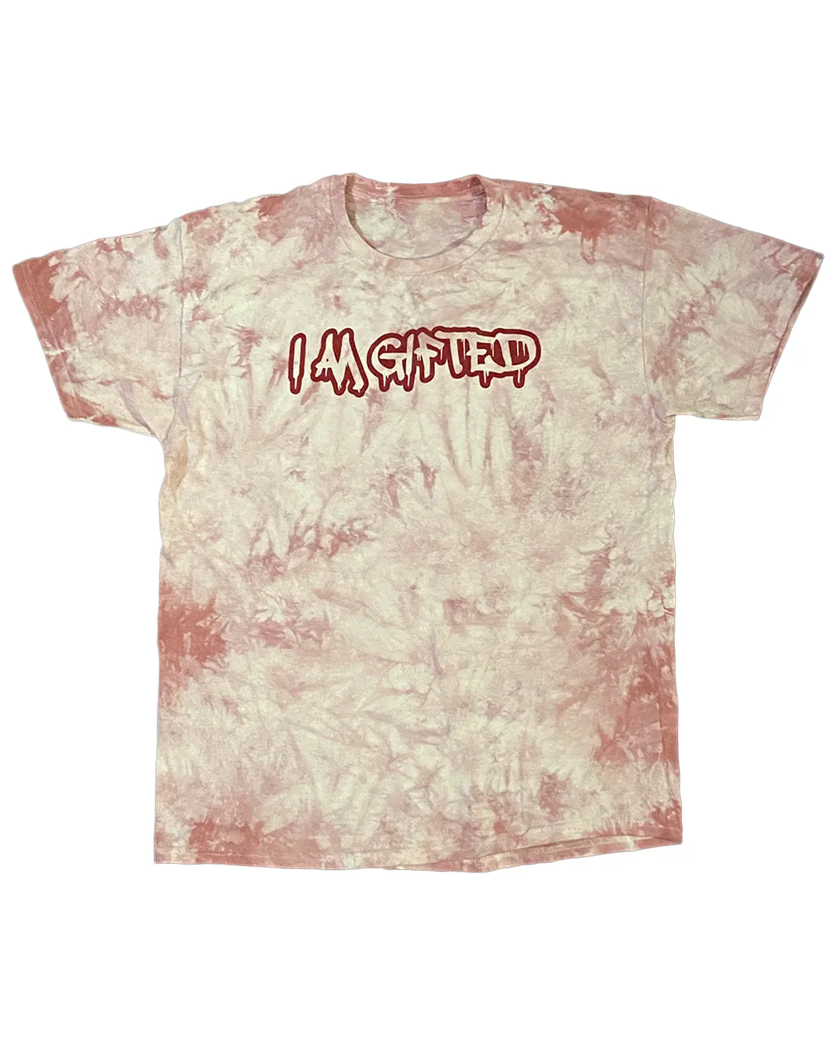 Not From Here Tee in Rose Tie-Dyed