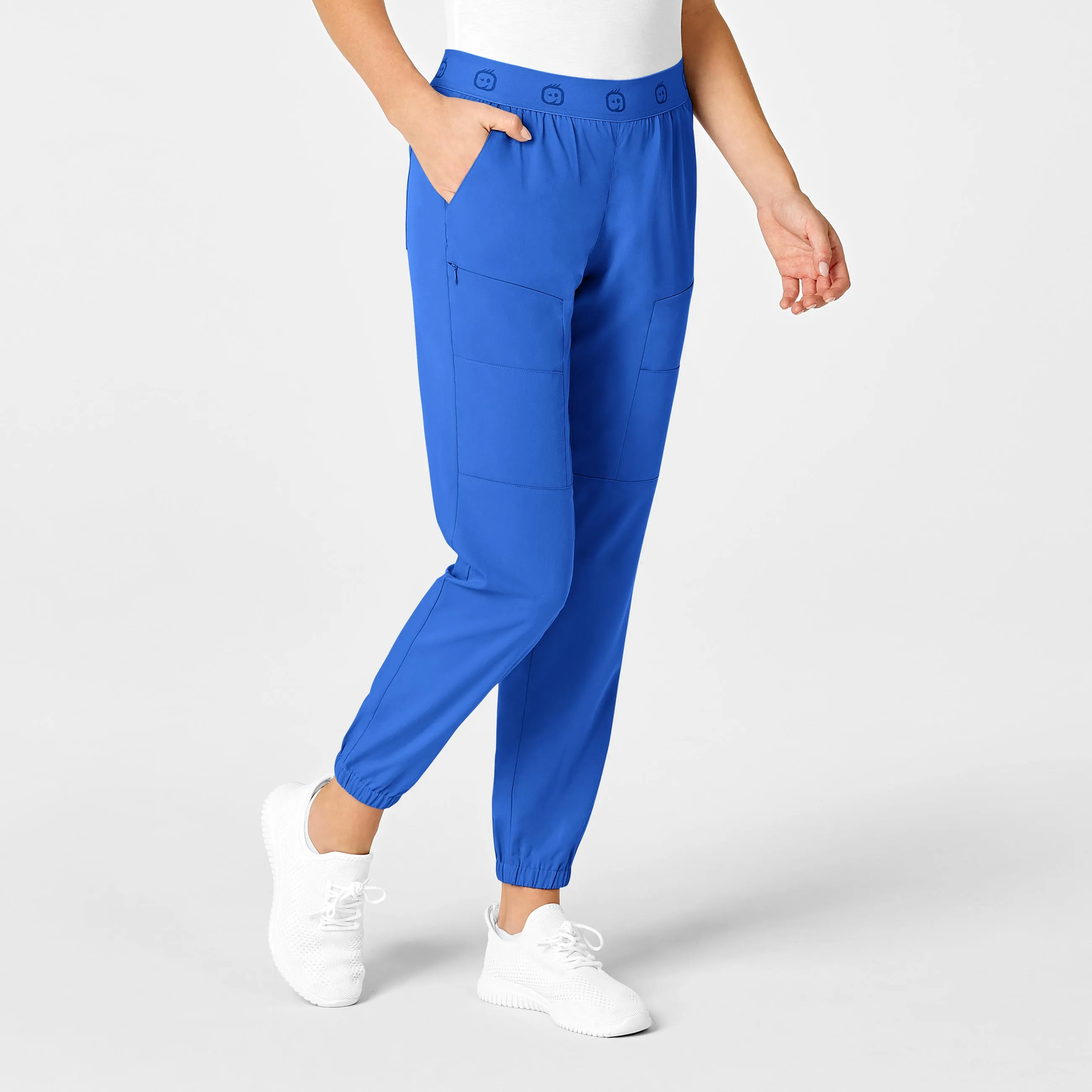 PRO Women's Slim Cargo Jogger Scrub Pant - Royal