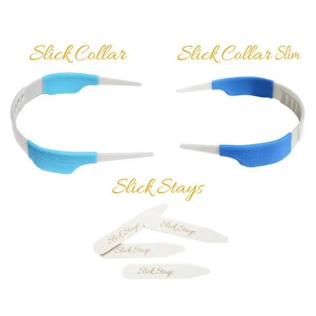 Slick Collar Kit - (1) Slim, (1) Original, & (2) Collar Stays