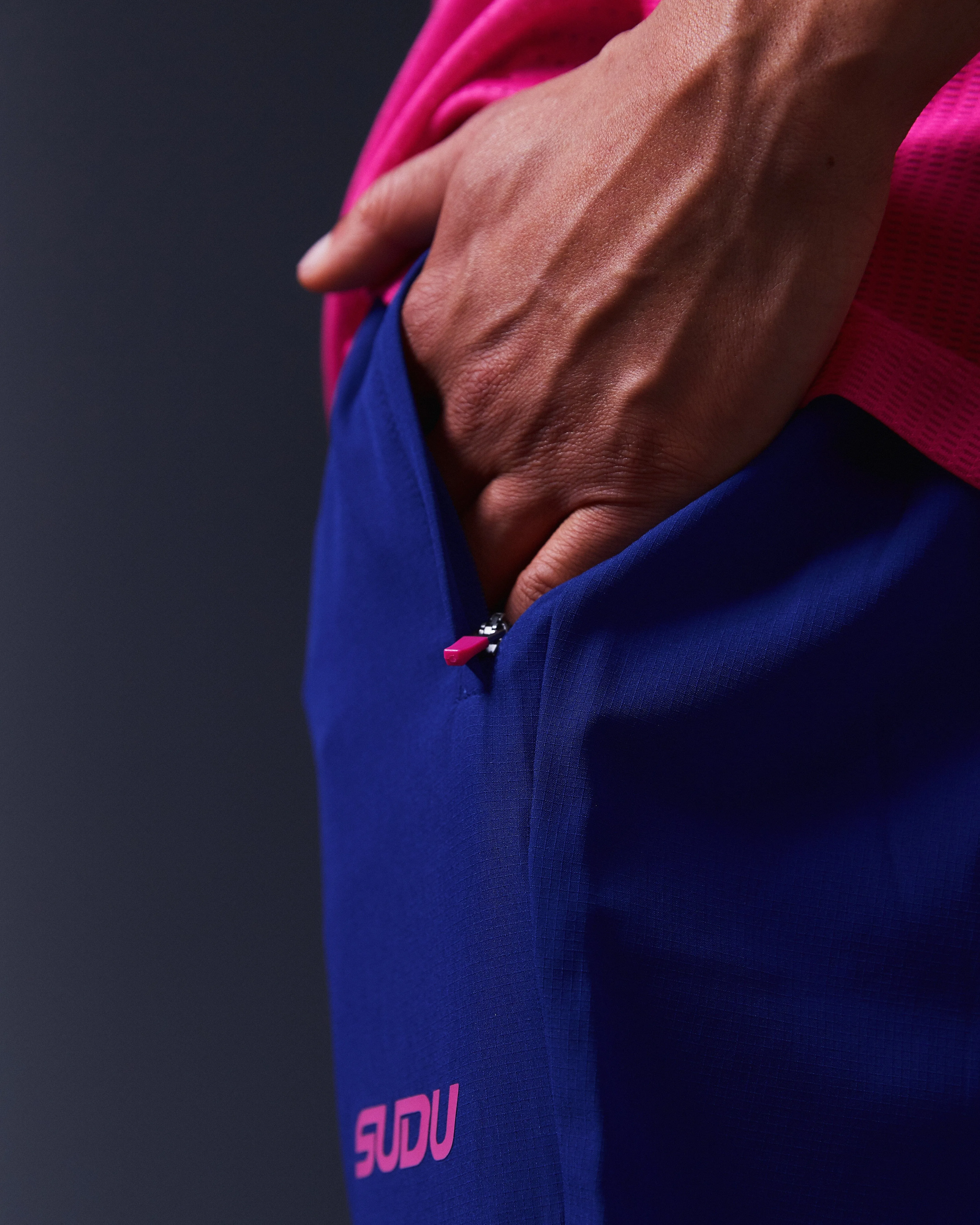 SRP 01 Run Pants - Dark Blue/Pink