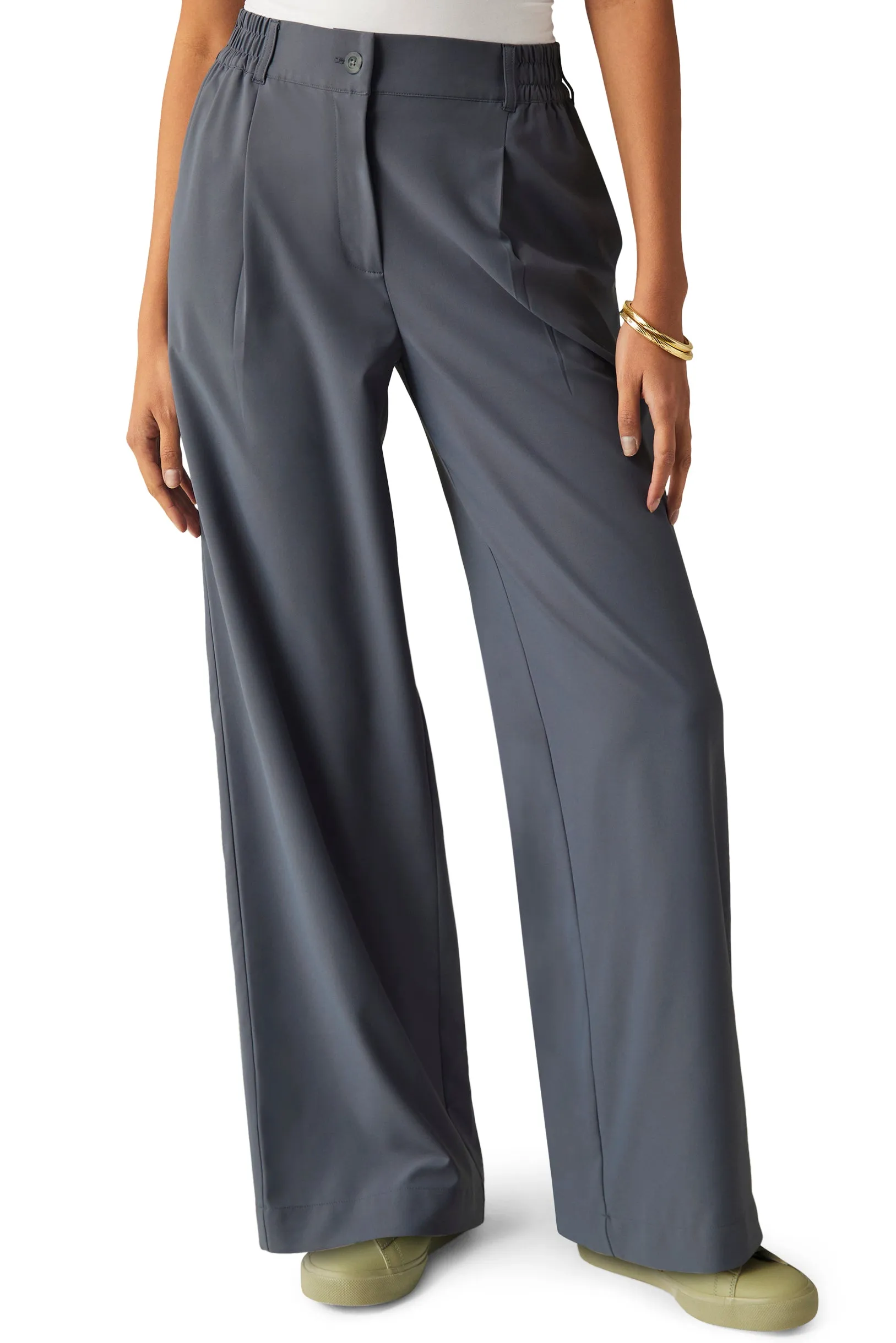 STATUS WIDE LEG TROUSER NIGHT SHADOW