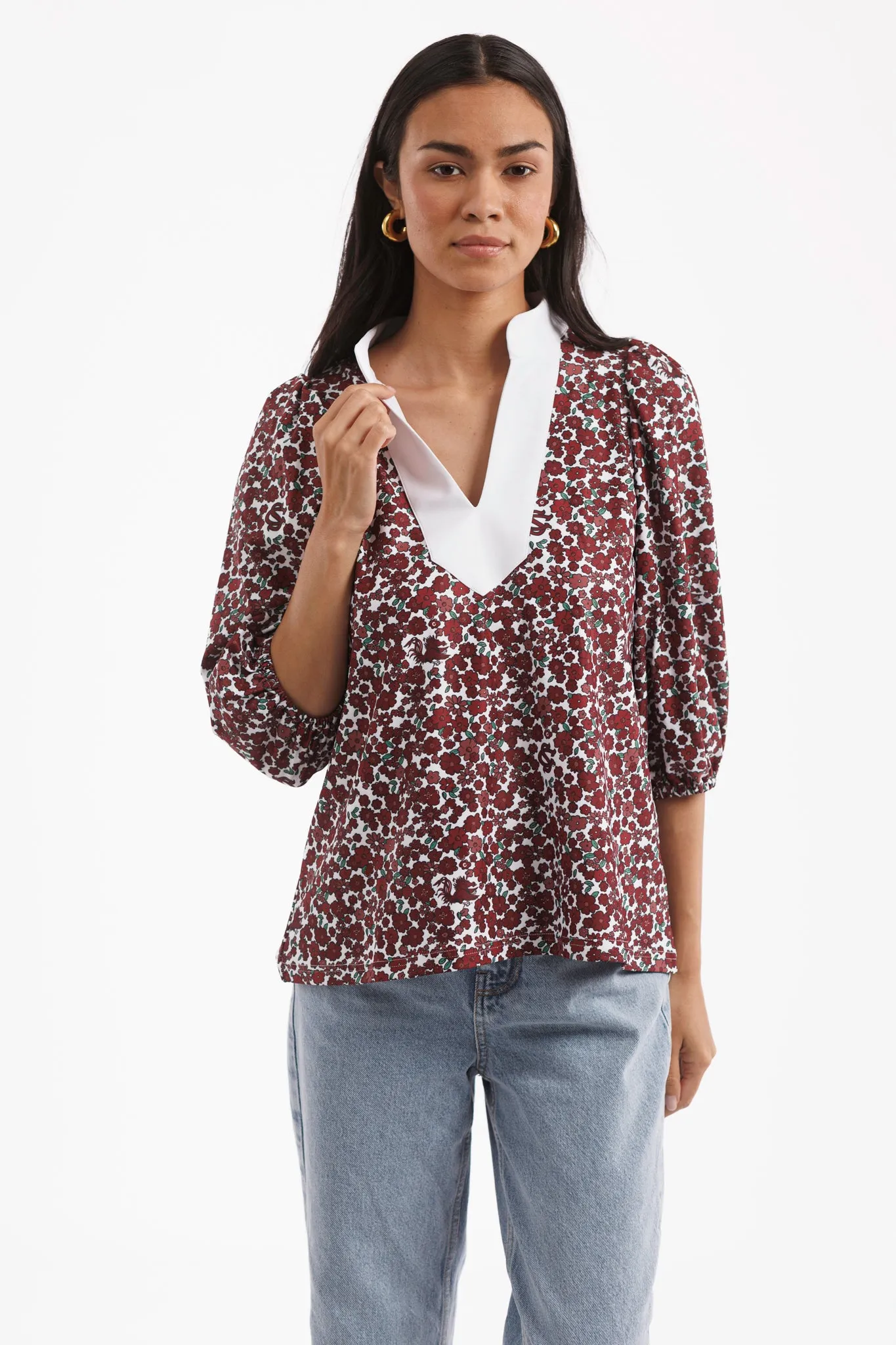 Tailgate Collection Eliza Top - USC Flora