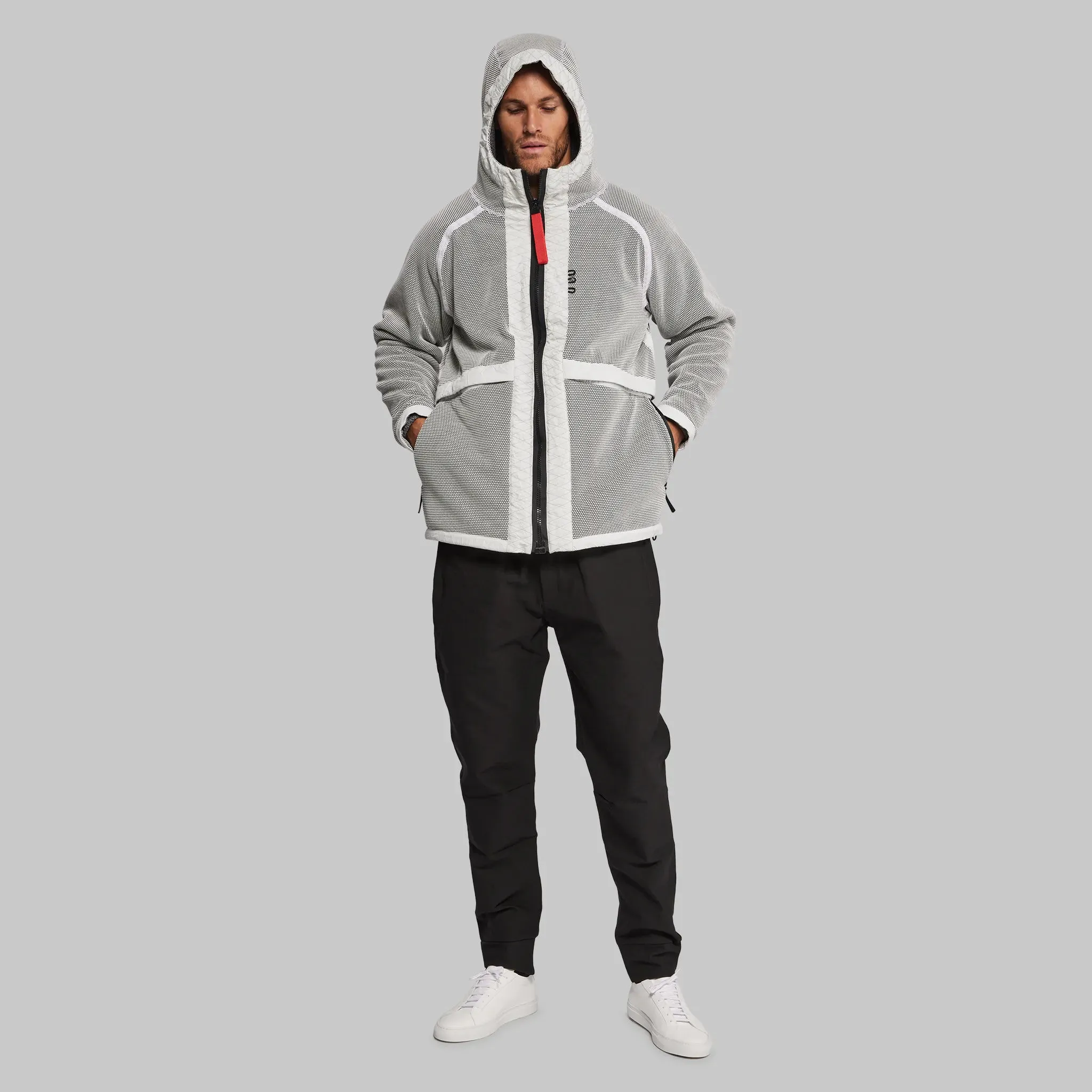 Titan Fleece Jacket. Black and White edition