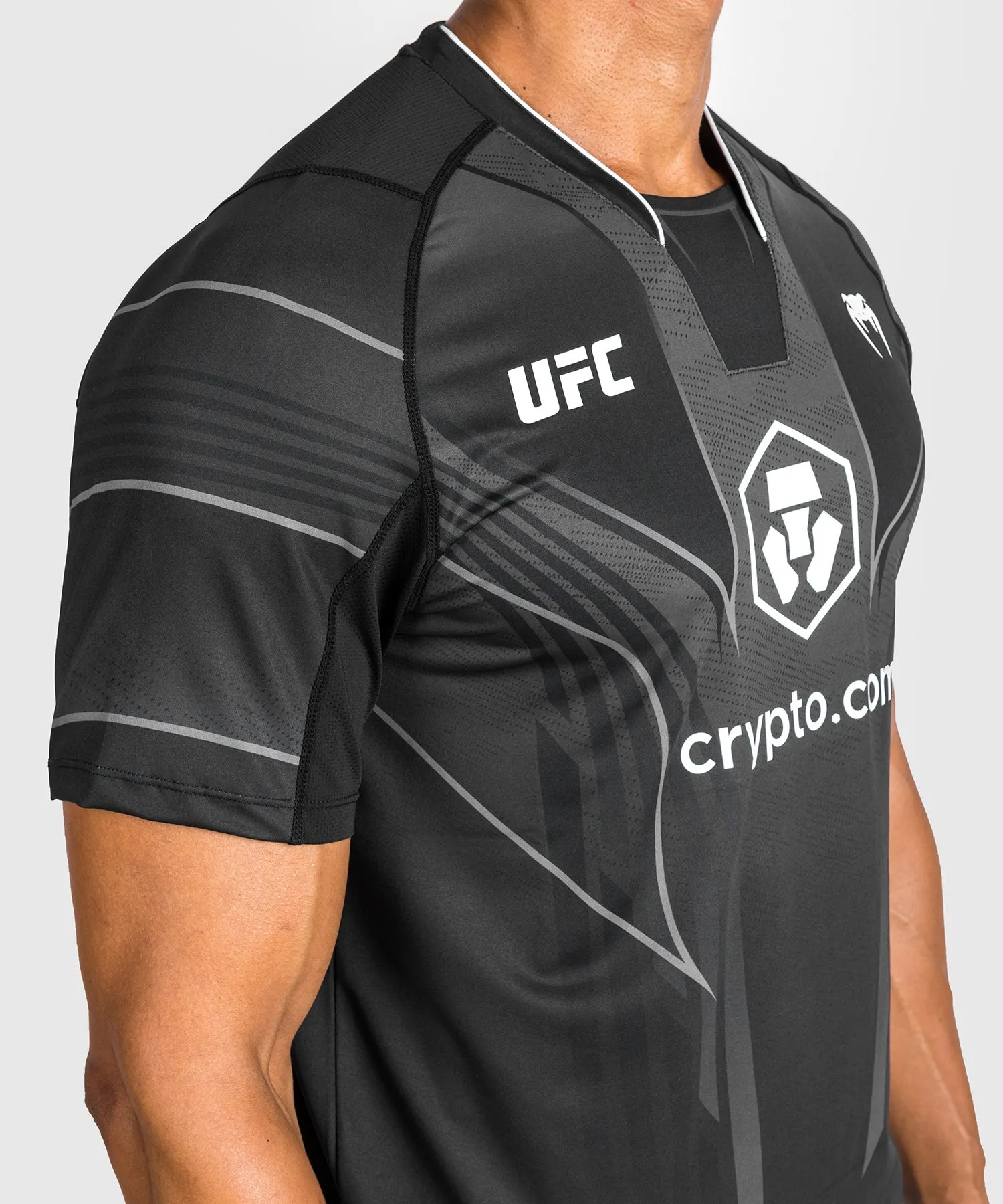 UFC Venum Personalized Authentic Fight Night 2.0 Men's Walkout Jersey - Black