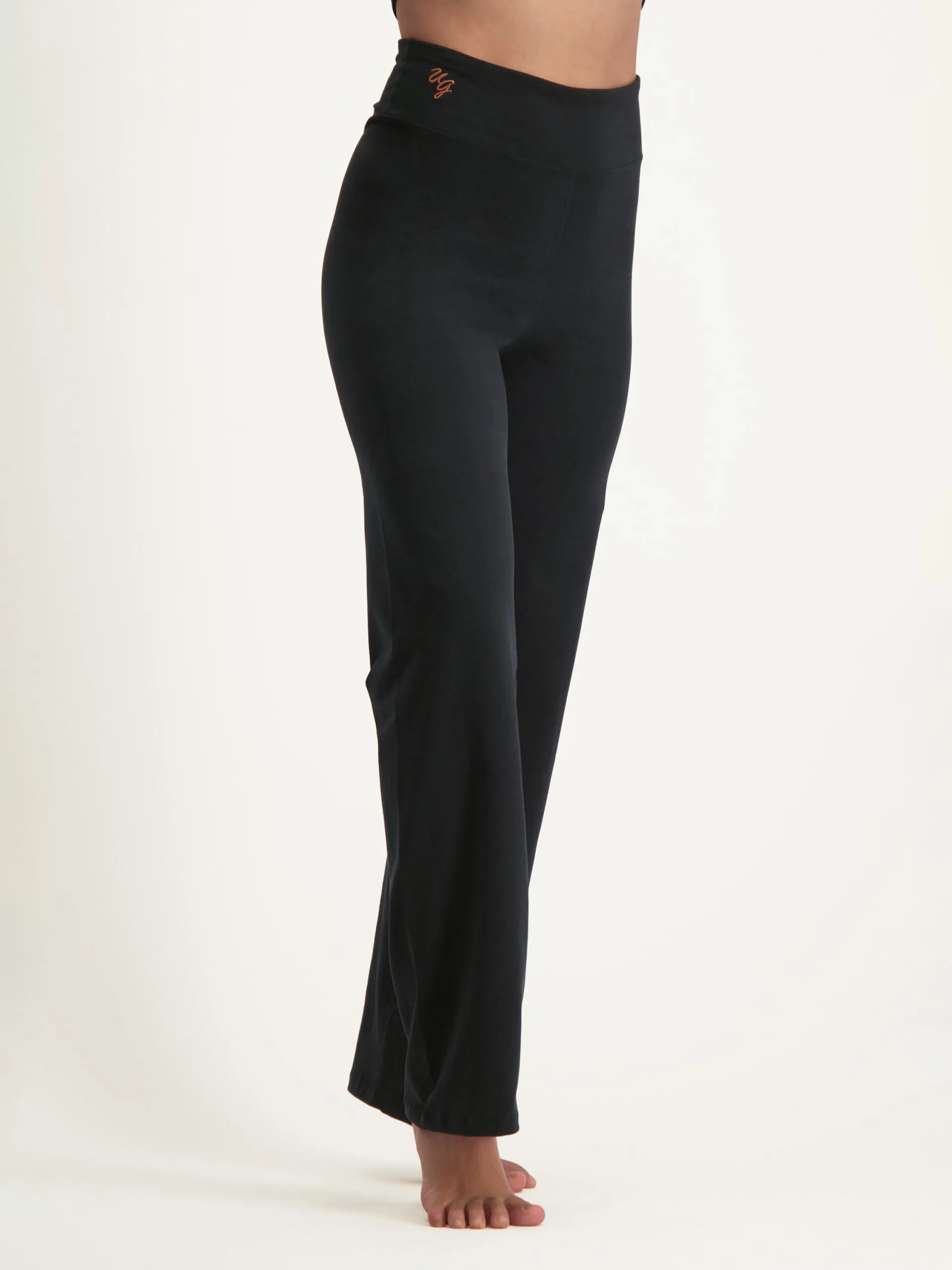 Urban Goddess Agni Wide-Leg Yoga Pants - Urban Black