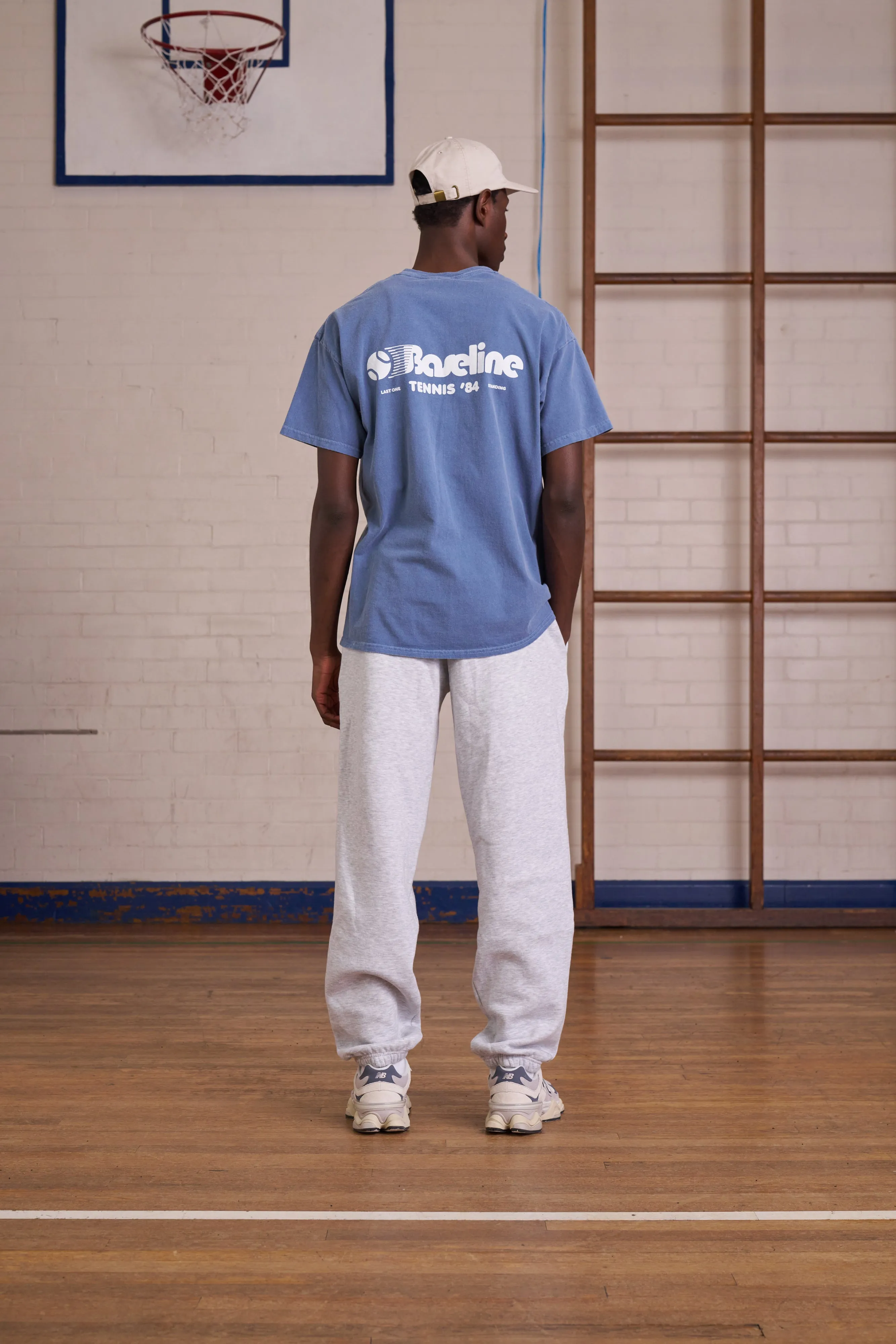 Vice 84 *10 Years Of* 'Baseline' Tee - Vintage Washed Blue