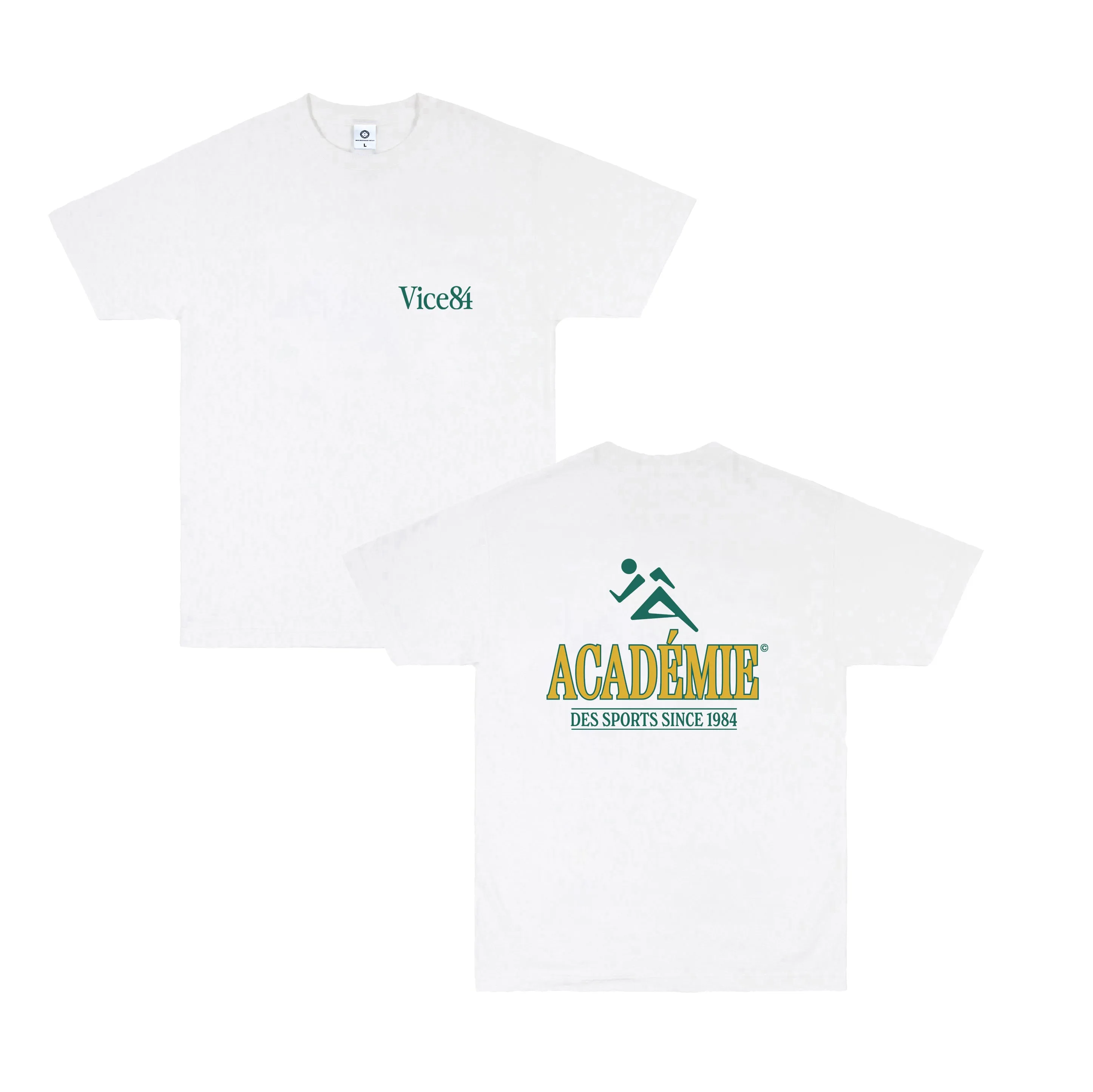 Vice 84 *10 Years Of* 'Runner' Tee - White