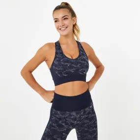 Women's Camo V-Neck Bra