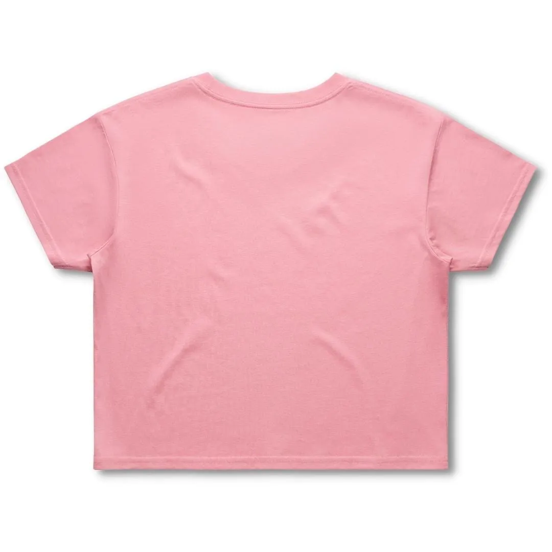 Women's Outwork Everyone Street Crop Tee - Bubblegum / Black