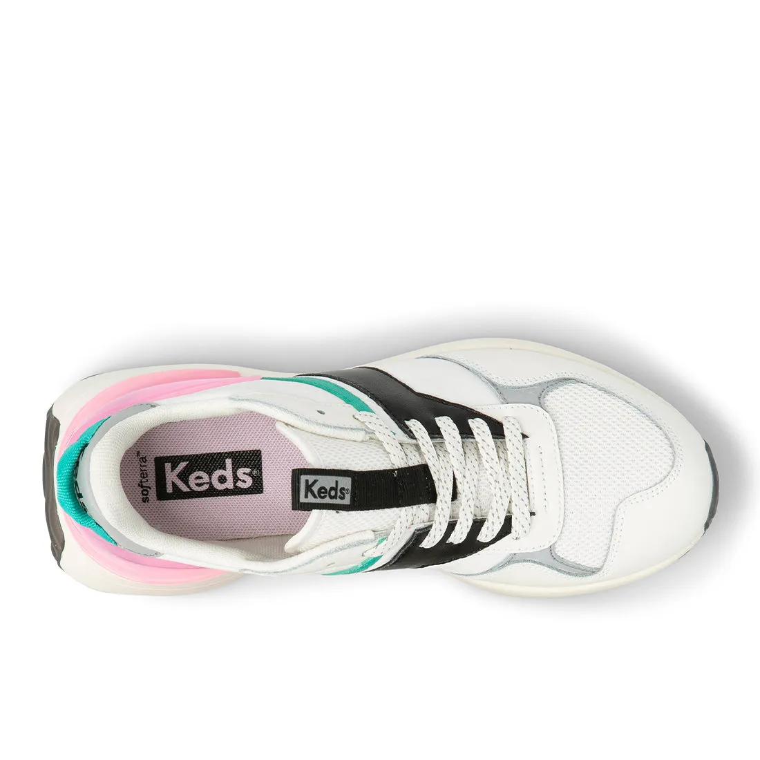 Women's Tiasa White Black | KC66553