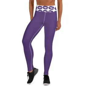 Yoga Leggings Purple Kisses