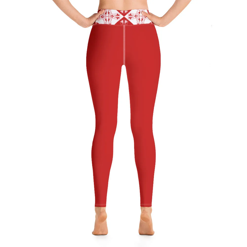 Yoga Leggings Xene Red