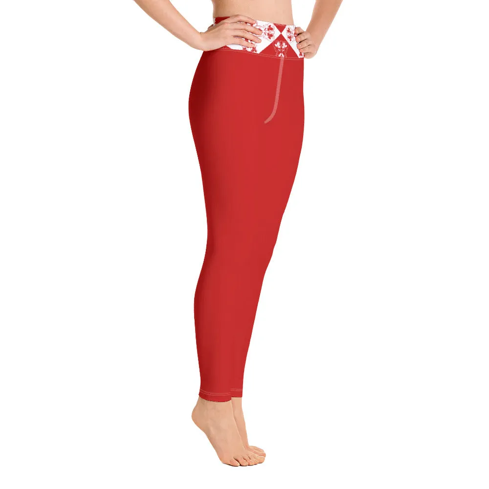 Yoga Leggings Xene Red