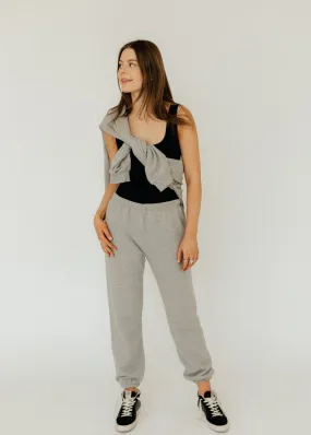 Éterne Classic Sweatpant in Heather Grey